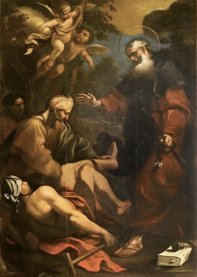 Giovanni Anastasi - Miracolo di Sant'Antonio Abate